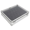12 Grids Aluminum Watch Display Storage Box Rectangular Suede Side