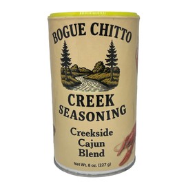 Bogue Chitto Creek Seasonings - Cajun Blend - Lemon Pepper - Garlic Butter - Fish Fry - Seafood Boil - Atchafalaya Blend - Season All (8 Ounce Can, Cajun Blend)
