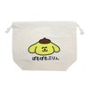 Pompompurin (Drawstring Bag) Gusseted Kinchaku Pouch/Oekaki x Sanrio Characters Sanrio