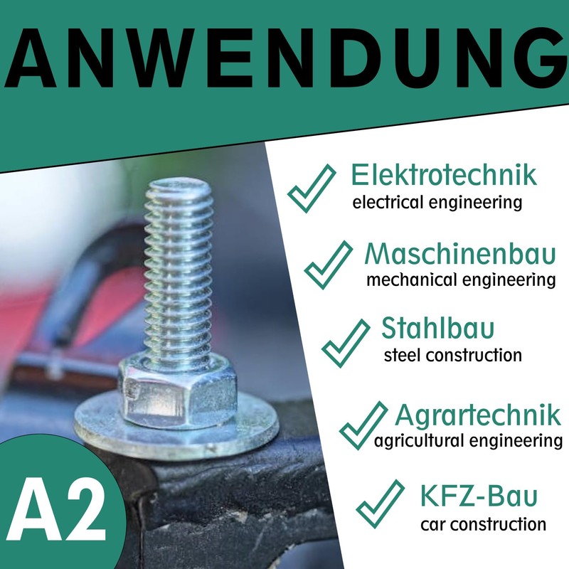 Hexagon Head Screw According to DIN 933 / ISO 4017