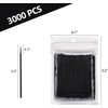 Tbestmax 3000 Microcepillos Aplicadores, Microhisopos, Varitas Desechables Para Rímel De