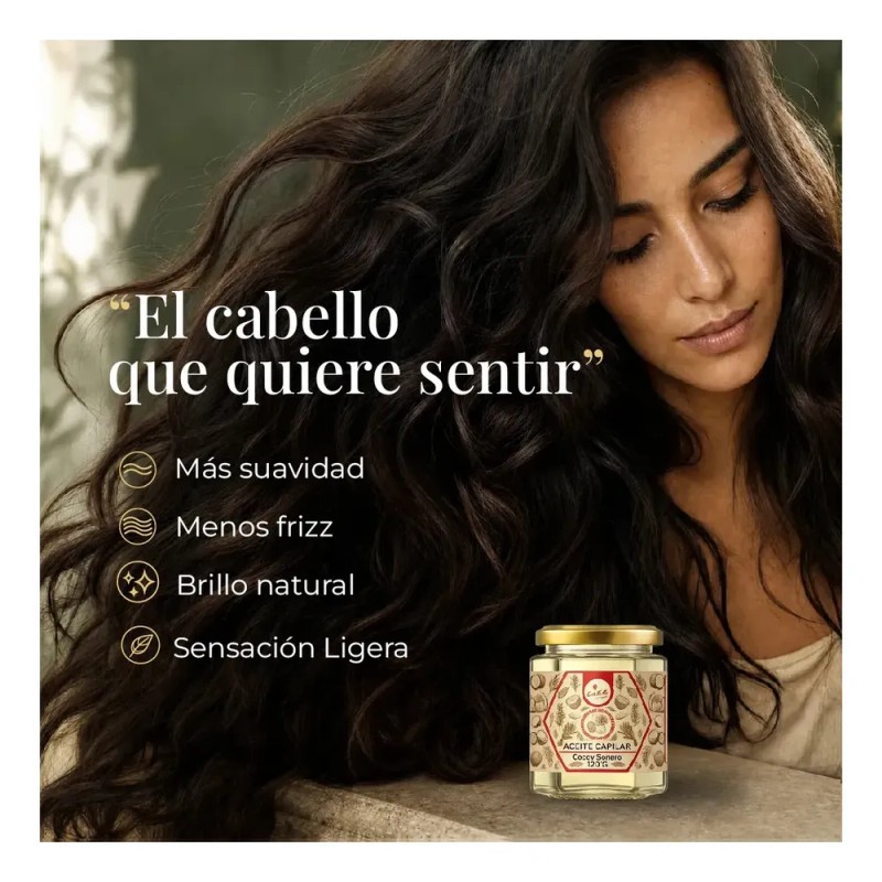 Aceite Capilar - Crecimiento - Brillo - Hidratación - Suavidad