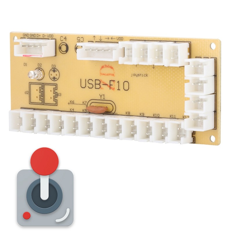 PCE Universal USB-F10 Game Joystick Circuit Board Controller Control Board
