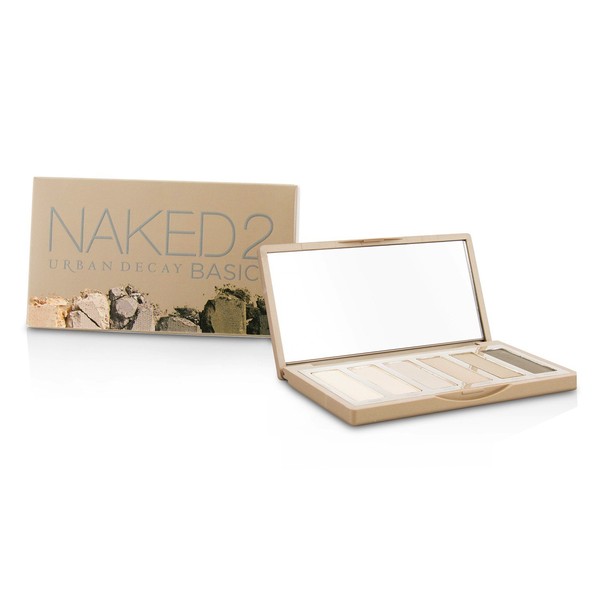 URBAN DECAY Naked 2 Eye Palette (6 X 0.3g Eyeshadow + Double Ended Brush), Clear, 1 Oz