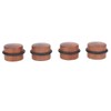 4PCS Cylindrical Door Stopper Prevent Impact Silent Punch Free Solid