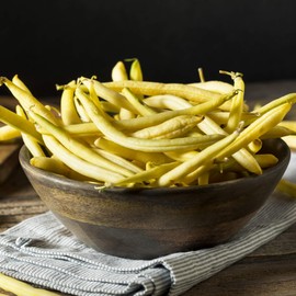 Cherokee Black Wax Bush Bean Garden Seeds - 5 Lb ~5,600 Seeds - Non-GMO, Heirloom Vegetable Gardening Seeds - Black Seeded