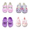 Set di 4 paia di scarpe per bambola, 35-45 cm,