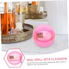 WOONEKY 2pcs Nail Bit Cleaning Brush Durable and Tool for