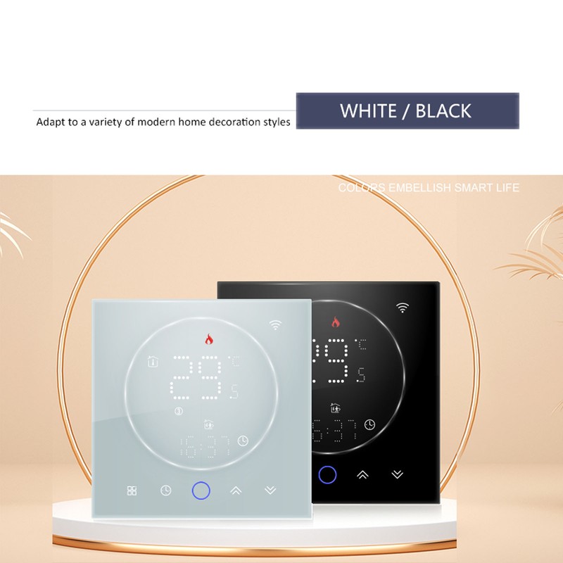 Programmable Smart Home Thermostat AC95~240V Voice Control LED Screen IP20