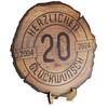 DARO Design Engraved Round Wooden Plaque, Gift for Anniversaries, Birthdays,