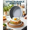 Cook N Home Professional 8/10/12 Inch Heavy Nonstick Frying Pan