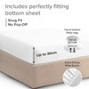 Small Double Bed Fitted Cotton Bedsheets - 100% Cotton Single