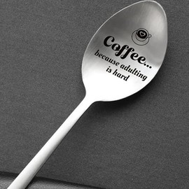 Funny Coffee Spoon Gifts for Daughter Son Christmas Birthday Gifts for Best Friend Birthday Gifts for Girlfriend Boyfriend Tea Coffee Lover Gifts for Grandson Spoon Gifts for Friend Coffee Lovers