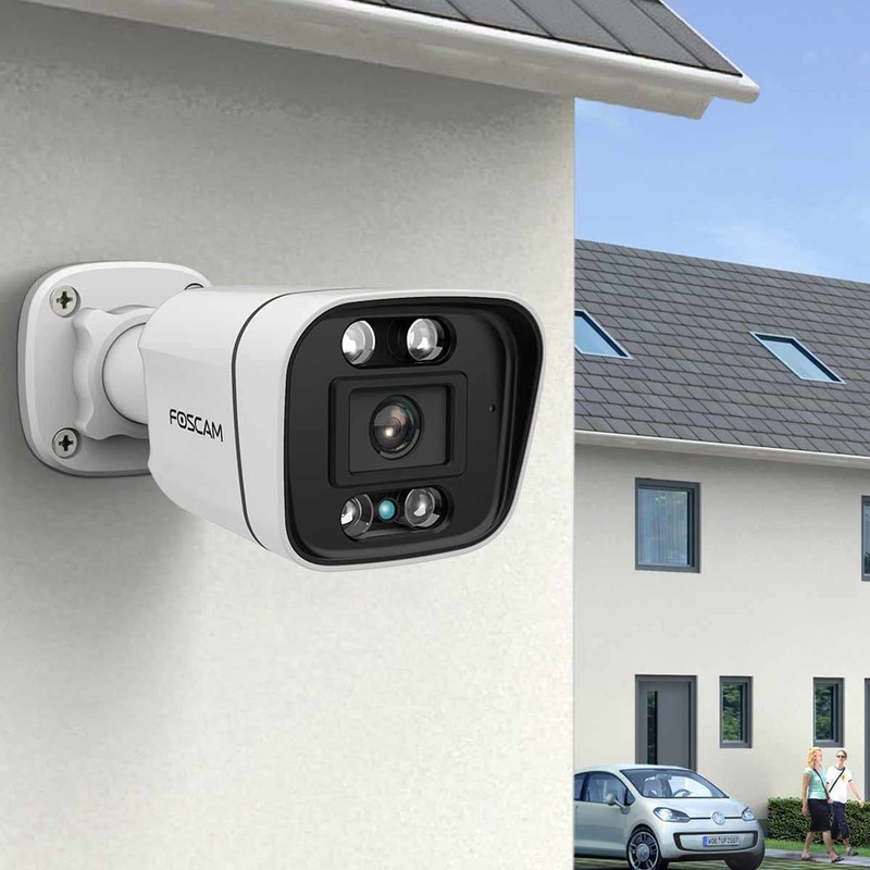 Foscam V5EP 5MP POE Surveillance Camera with Built-in Headlight and