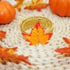 LUOZZY 4 Pcs Maple Leaf Curtain Holdbacks Fall Theme Curtain