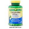 Spring Valley Calcium Plus Vitamin D3, Dietary Supplement, 150 Mini