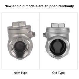 1-way check valve, 1 inch thread, 304 stainless steel, high pressure resistance, prevents backflow, suitable for water, steam, oils, nitric acid and more