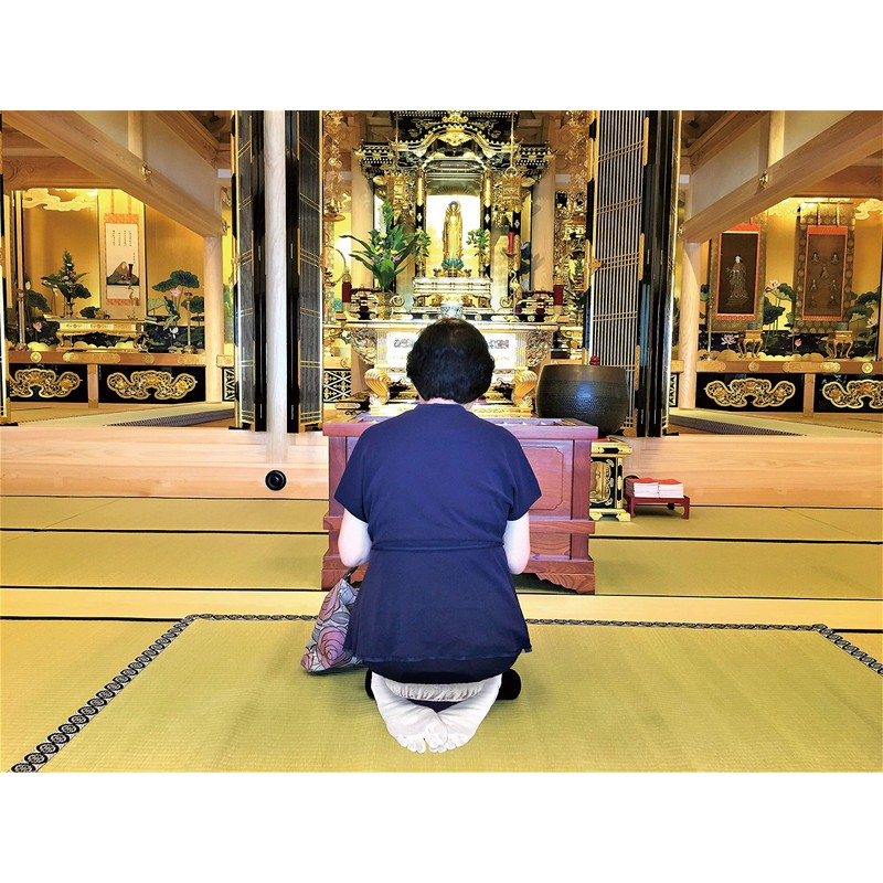 Fine FIN-719NV Chair Rakuchin Nylon Navy Seiza