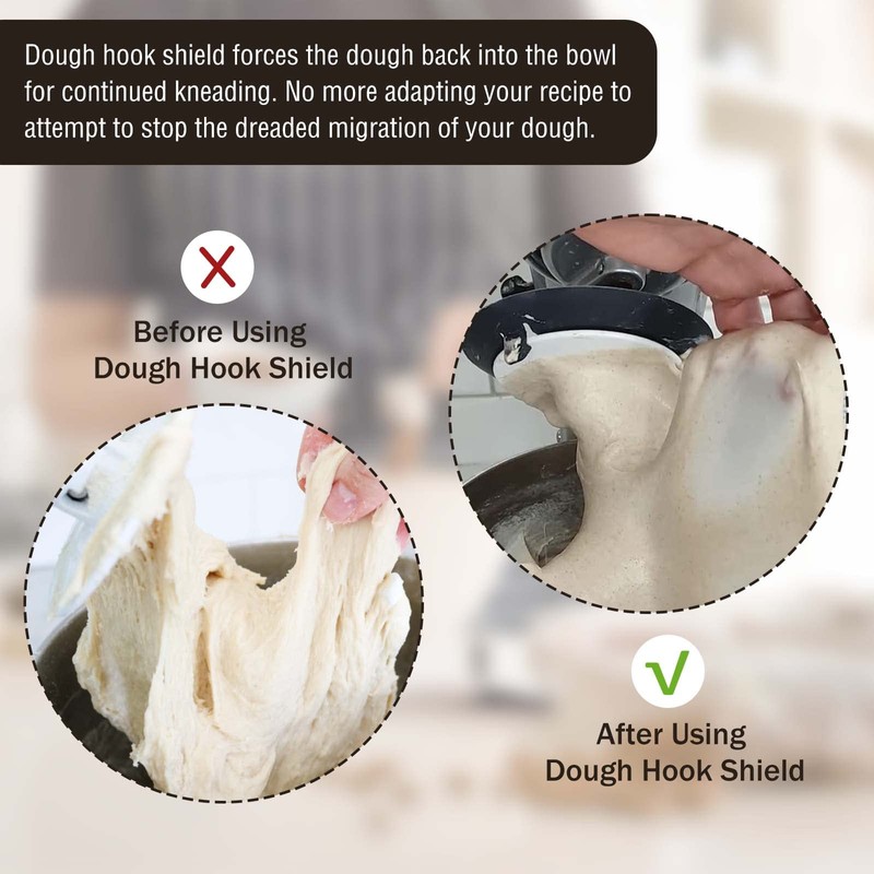 Dough Hook Shield for kitchen Mixer, Accessories and Attachments for