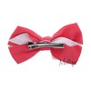 Small Canvas Hair Accessory Bow-Set of 2-Red