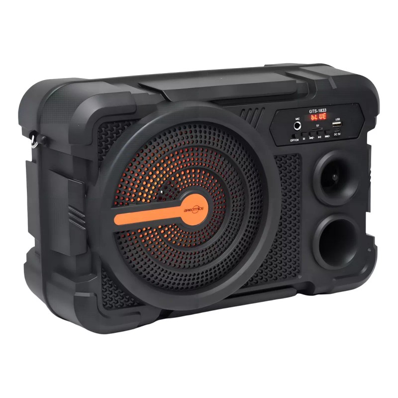 Buytiti Bocina Bluetooth 8 Rectangular Con Correa Color Negro