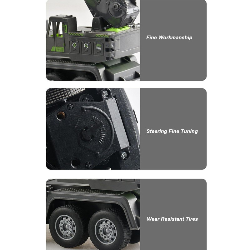 Srliya Children's Remote Control Mixer Truck 1:32 4 Way Plastic