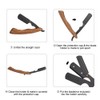 Straight Razor with Wooden Handle Shaving Razor Knife for Beard