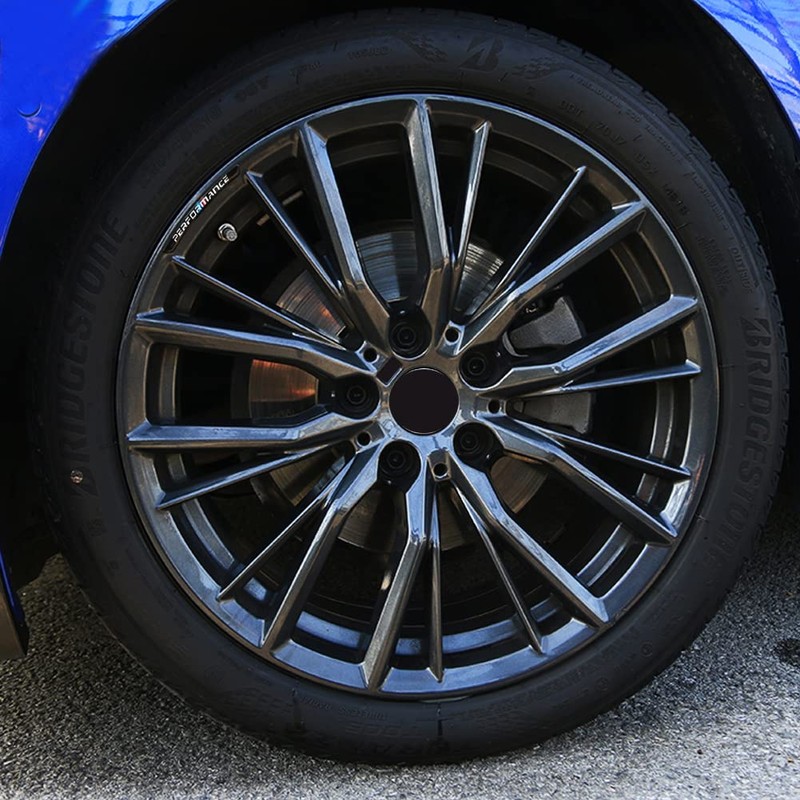 Rim Sticker for Mazda Wheel Hide Scratch Cool Black