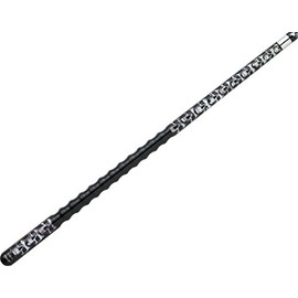 Stealth STH20 Black Stain w/Skull Overlays Pool/Billiards Cue Stick
