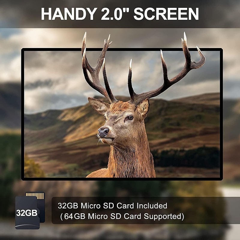 VanBangTec Wildlife Camera 50MP 4K HD, Wildlife Camera with Night