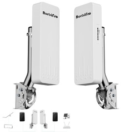 Point to Point Wireless Bridge Outdoor Kit, 5.8GHz with 14dBi Antenna - Extend Network to Barn, Shop, Garage | IP65 Waterproof, PtP/PtMP, 24V POE Power, Work with Starlink(2-Pack)
