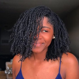 ZRQ 6 Inch Micro Twist Crochet Hair Bob Crochet Braids Mini Pre-twisted Passion Twist Mini Senegalese Twist Crochet Hair Pre-looped Micro Braids Crochet Hair Extensions(9 Packs,2#)