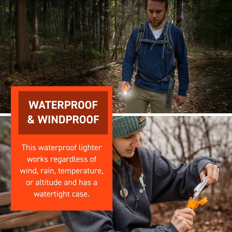 S.O.L. Survive Outdoors Longer Fire Lite Fuel Free Rechargeable Lighter