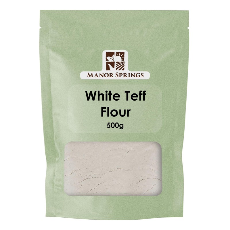 White Teff Flour 500g by Manor Springs