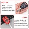 USSKYBOY Injection Molded Key Fob Cover Accessories for Jeep Wrangler