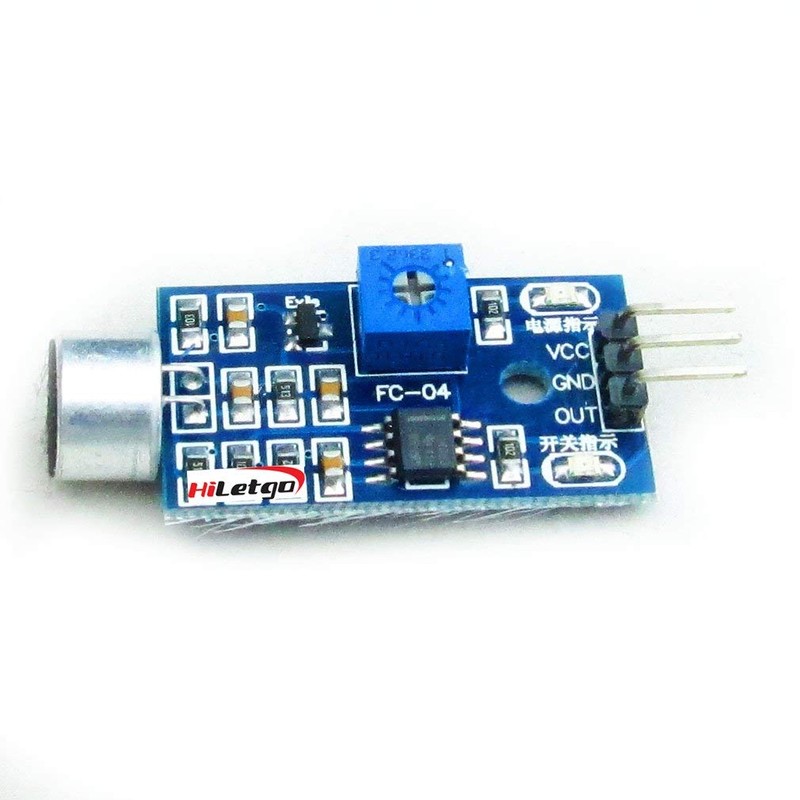 HiLetgo 5pcs Sound Sensor Module Voice Detect Voice Control Switch