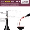 KEISSCO Stainless Steel Wine Opener Set - Compact Vertical Corkscrew