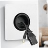 IWOWHERO 5pcs Cable Pass Through Wall Plate Rubber Gasket Easy