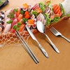 Arroyner 3 Pack Reusable Flatware Sets Knife, Fork, Spoon, Chopsticks,