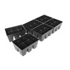 Handy Pantry Black Plastic Garden Tray Inserts - 50 Sheets