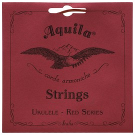 Aquila Red Series AQ-90 Banjo Ukulele Strings – High G – 1 Set of 4 – Premium Synthetic Composite Strings for Bright Tone, Stable Tuning, and Smooth Playability