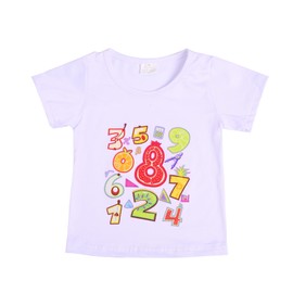 DACSOIT Toddler Girls Back to School Pencil Pants Set T-Shirt and Pants Outfit Set 4-5T