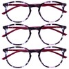 Opulize Met MMM60-5 -2.50 Long Distance Glasses Pack of 3
