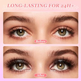 Magnetische Wimpern Ohne Eyeliner Kein Kleber, Wimpern Natürlicher Look 3D Magnetic Lashes mit Zange Applikator, Wiederverwendbares Magnetwimpern Lashes Set für Verabredungen Partys Geschenk