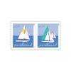 Sailboats Postcard Stamps (1 Roll (100 Stamps))