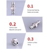 Htopse Upgraded Stainless Steel Both End Male Quick Disconnect Adaptor