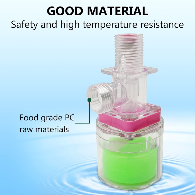 Transparency Water Float Valve, Water Level Control Water Tank Traditional