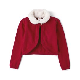 Gymboree,and Toddler Dressy Vests and Shrugs,Red Fur,8