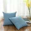 Sunday Praise Linen Decorative Throw Pillow Covers Solid Square Pillow