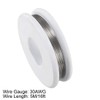sourcing map 0.25 mm 30AWG Super Fine Heating Wire FeCrAl